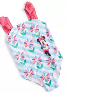 Minnie Mouse Toddler Girls Printed One-Piece Swimsuit 2T